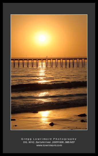 Summer Dreamin' Sunset and Pier, Santa Barbara, California